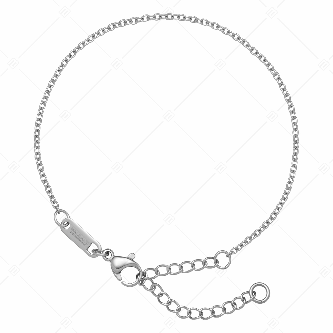 BALCANO - Cable Chain / Bracelet d'ancre en acier inoxydable avec hautement polie - 1,5 mm (441232BC97)