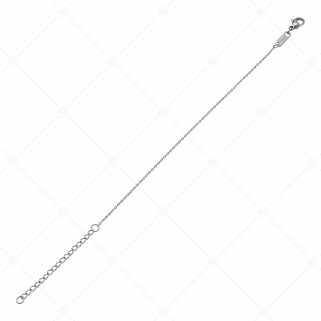 BALCANO - Flat Cable / Edelstahl Flache Ankerkette-Armband mit Hochglanzpolierung - 1,2 mm (441251BC97)