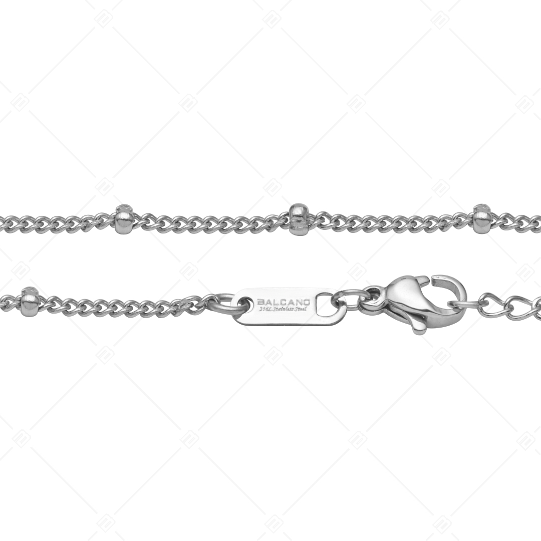 BALCANO - Saturn / Stainless Steel Saturn Chain-Bracelet, High Polished - 2 mm (441263BC97)