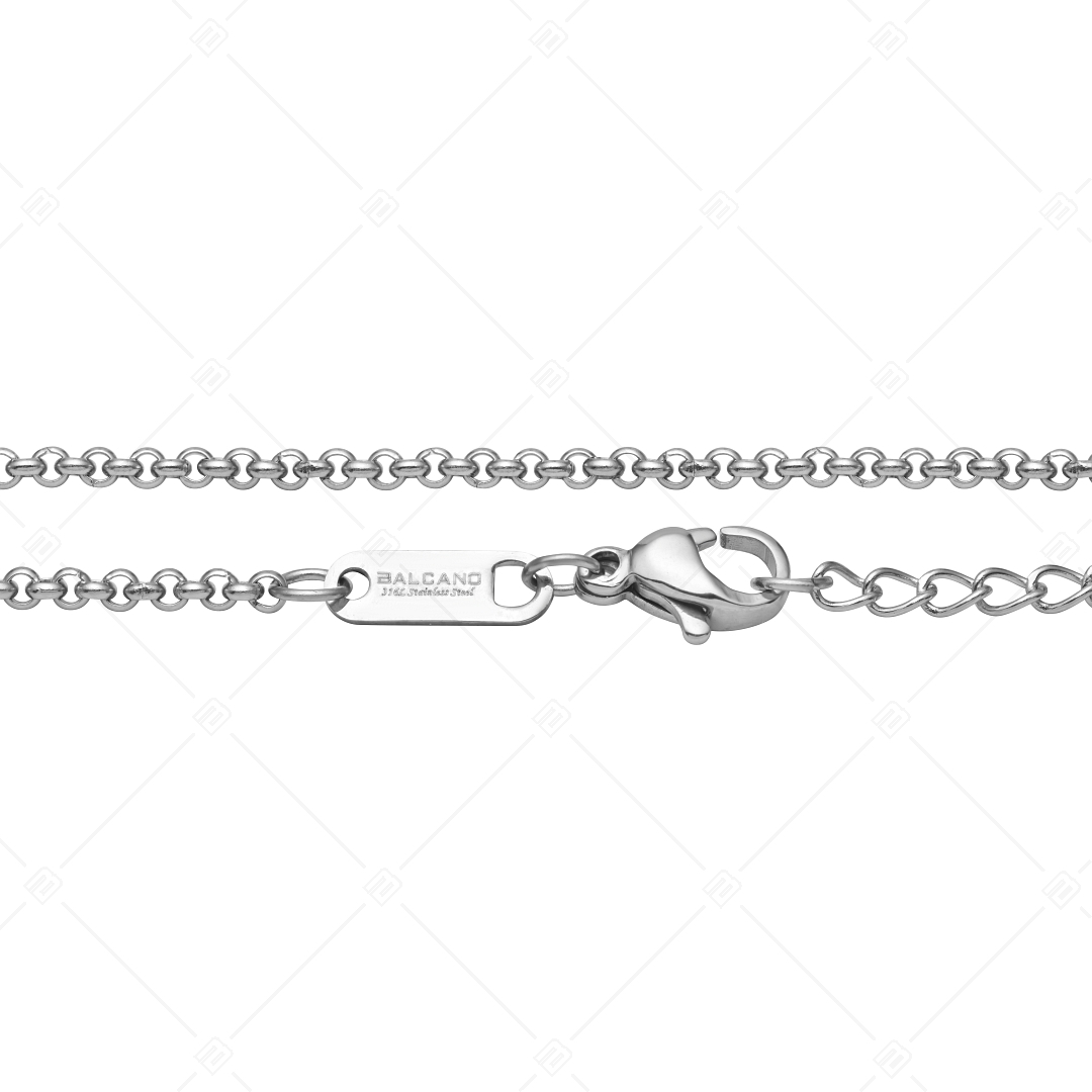 BALCANO - Belcher / Stainless Steel Belcher Chain-Bracelet,, High Polished - 2 mm (441303BC97)
