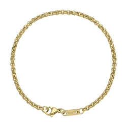 BALCANO - Belcher Chain bracelet, 18K gold plated - 3 mm