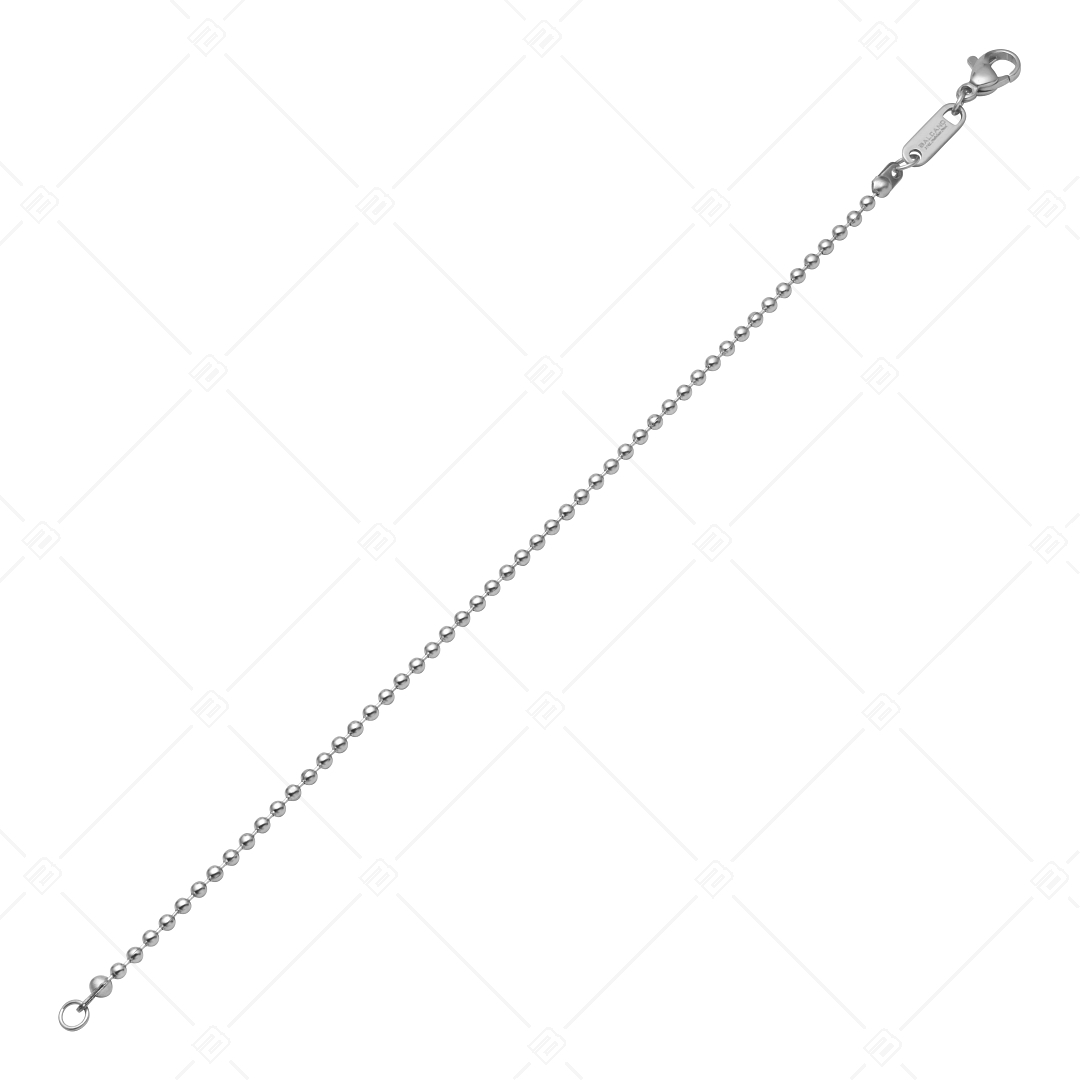 BALCANO - Ball Chain / Bracelet maille de baies en acier inoxydable avec hautement polie - 2 mm (441313BC97)