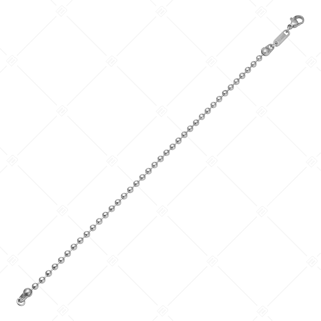 BALCANO - Ball Chain / Edelstahl Kugelkette-Armband mit Hochglanzpolierung - 3 mm (441315BC97)