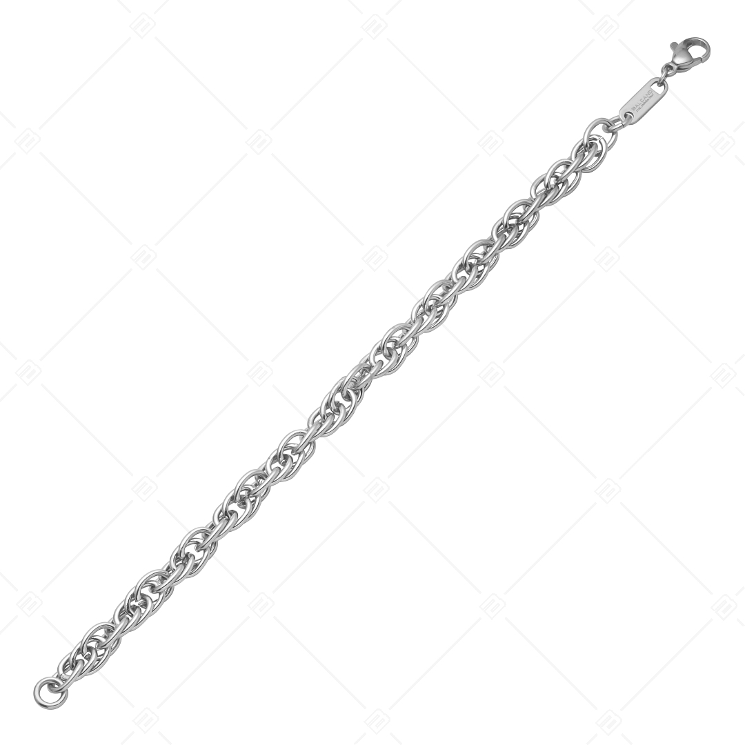 BALCANO - Prince of Wales / Stainless Steel Prince of Wales Chain-Bracelet, High Polished - 6 mm (441358BC97)
