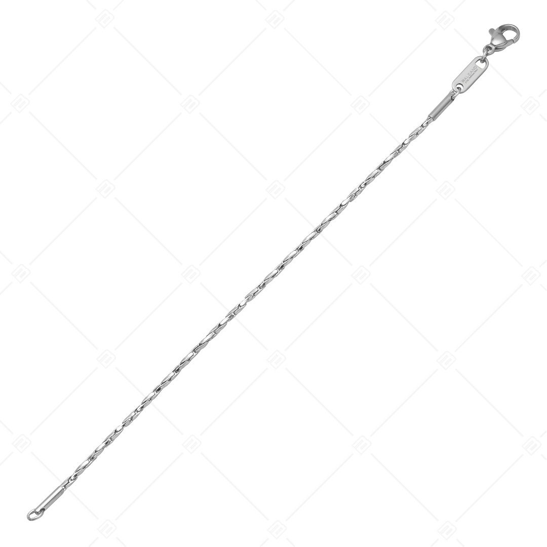 BALCANO - Twisted Cobra / Twisted Crimpable Chain bracelet, high polished - 1,8 mm (441362BC97)