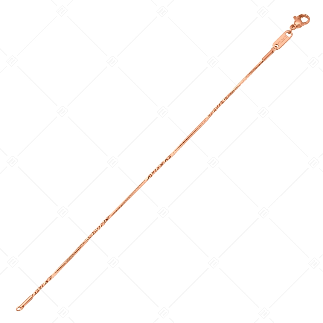 BALCANO - Fancy / Fantasie-Armband, 18K rosévergoldet - 1,1 mm (441370BC96)