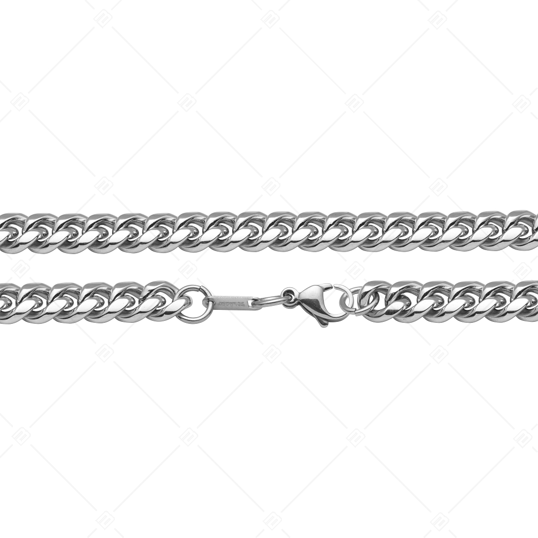 BALCANO - Curb / Bracelet type chaîne Pancer en acier inoxydable avec hautement polie - 8 mm (441429BC97)