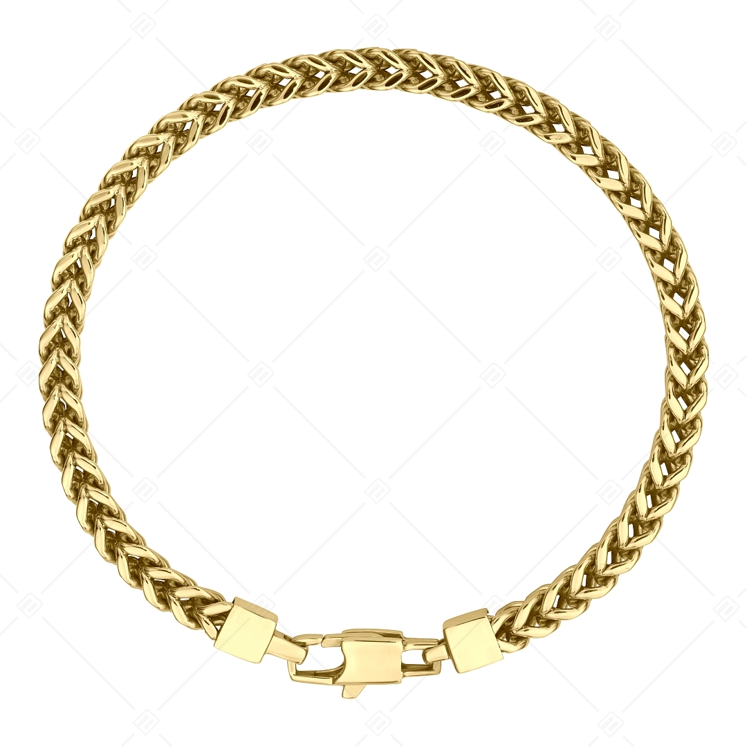 BALCANO - Fox / Stainless Steel Foxtail Bracelet 18K Gold Plated (441480BL88)