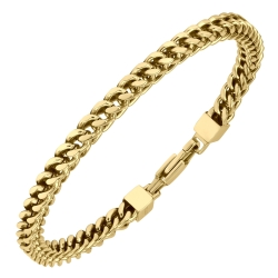 BALCANO - Fox / Stainless Steel Foxtail Bracelet 18K Gold Plated
