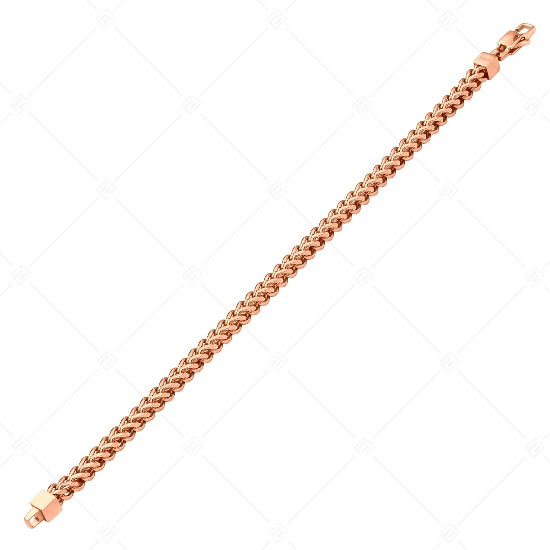 BALCANO - Fox / Stainless Steel Foxtail Bracelet 18K Rose Gold Plated (441480BL96)