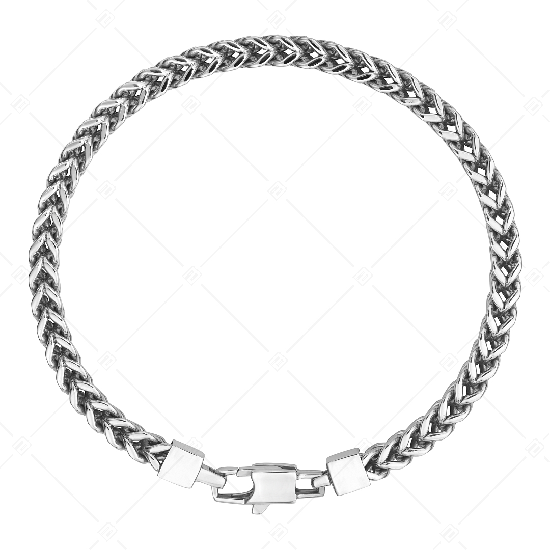 BALCANO - Fox / Bracelet sétaire en acier inoxydable avec hautement polie (441480BL97)