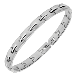 BALCANO - Phil / Stainless Steel Bracelet With Satin Finish and With High Polish
