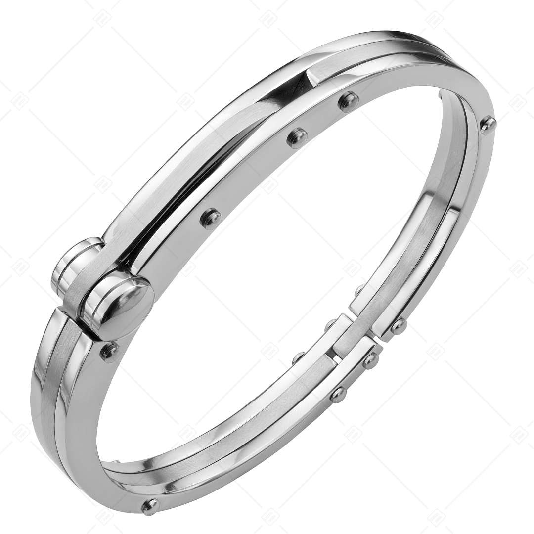 BALCANO - Beverly / Unique Stainless Steel Bangle With High Polish (441492BC97)