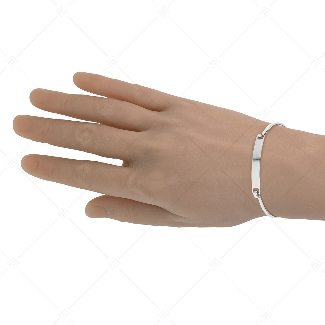 BALCANO - Clara / Bracelet en acier inoxydable de style minimal avec hautement polie (441499BC97)