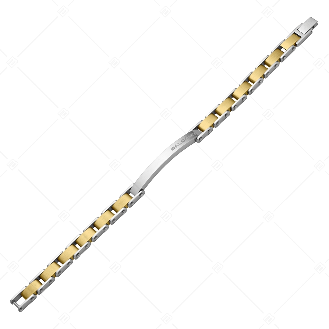BALCANO - Vito / Edelstahl armband, hochglanzpoliert und 18K vergoldet (442023BL88)