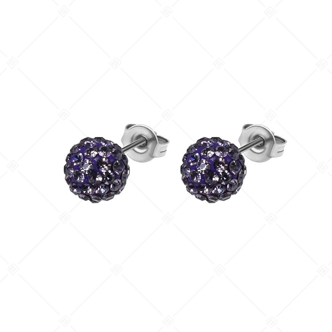 BALCANO - Shamballa / Earrings with Czech crystals (601002GT77)