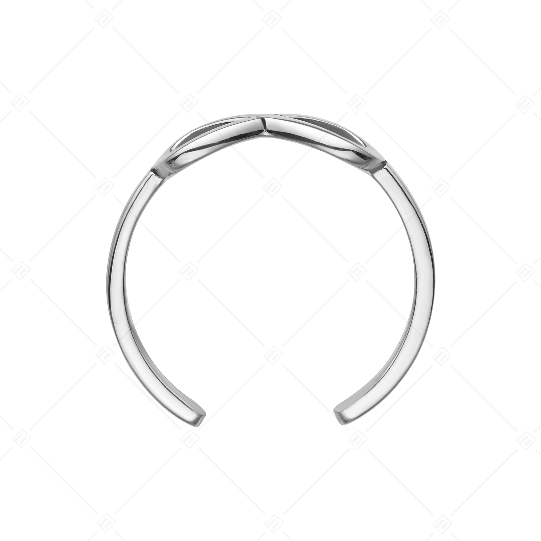 BALCANO - Infinity / Stainless Steel Toe Ring With Infinity Symbol, High Polished (651002BC97)
