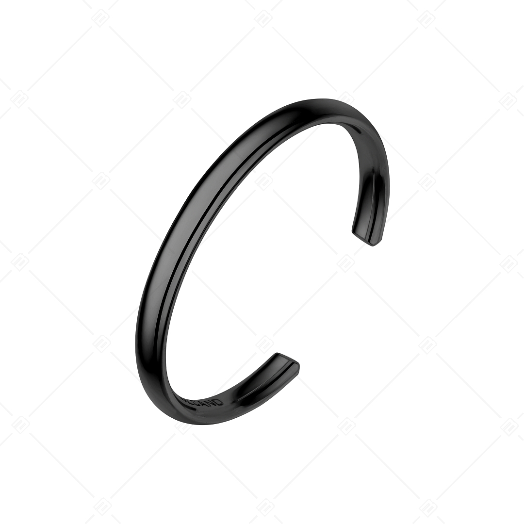 BALCANO - Simply / Thin Stainless Steel Toe Ring, Black PVD Plated (651003BC11)