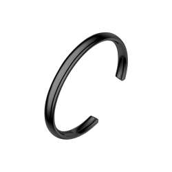 BALCANO - Simply / Thin Stainless Steel Toe Ring, Black PVD Plated