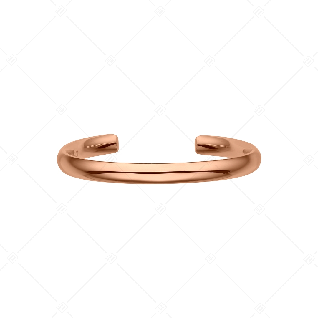 BALCANO - Simply / Thin Stainless Steel Toe Ring, 18K Rose Gold Plated (651003BC96)