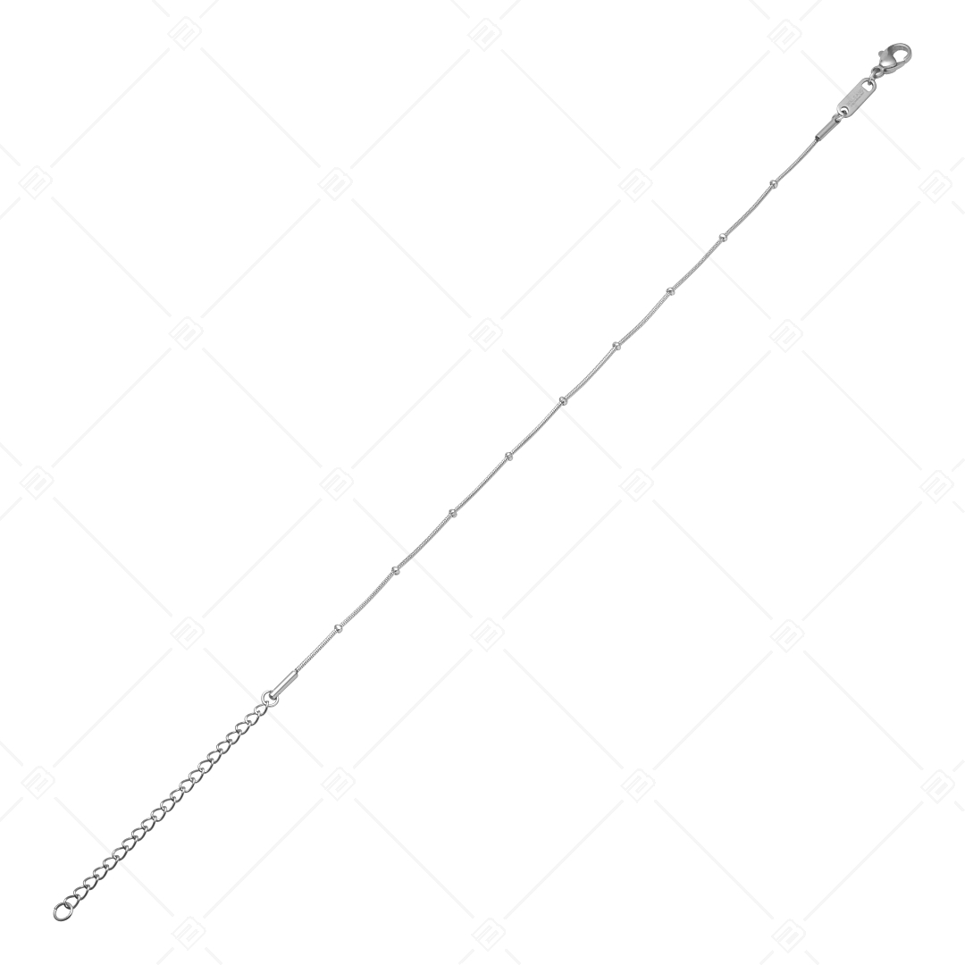 BALCANO - Beaded Snake / Bracelet de baies type chaîne de serpent en acier inoxydable avec polissage à haute brillance - (751220BC97)