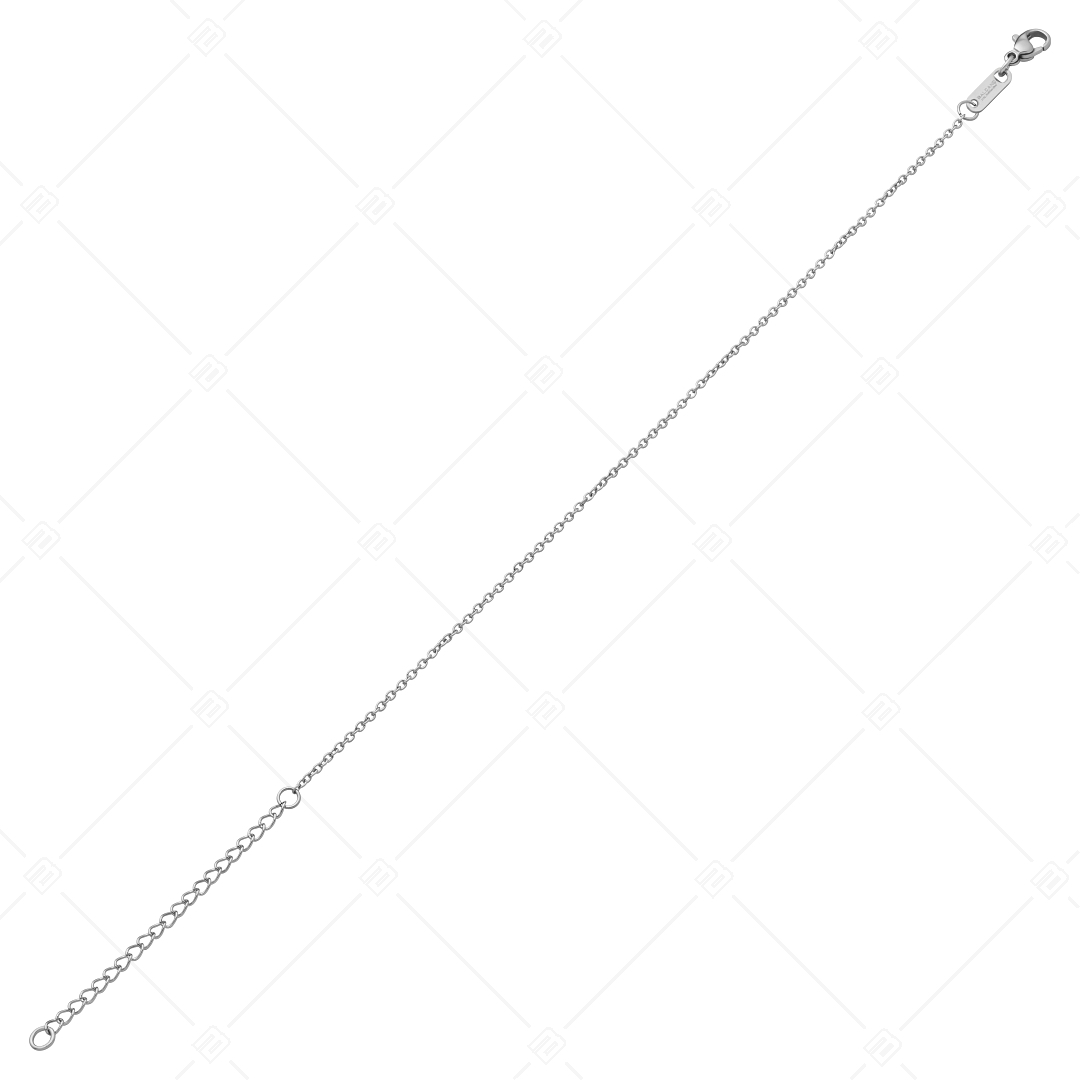 BALCANO - Cable Chain / Edelstahl Ankerkette-Fußkette mit Hochglanzpolierung - 1,5 mm (751232BC97)