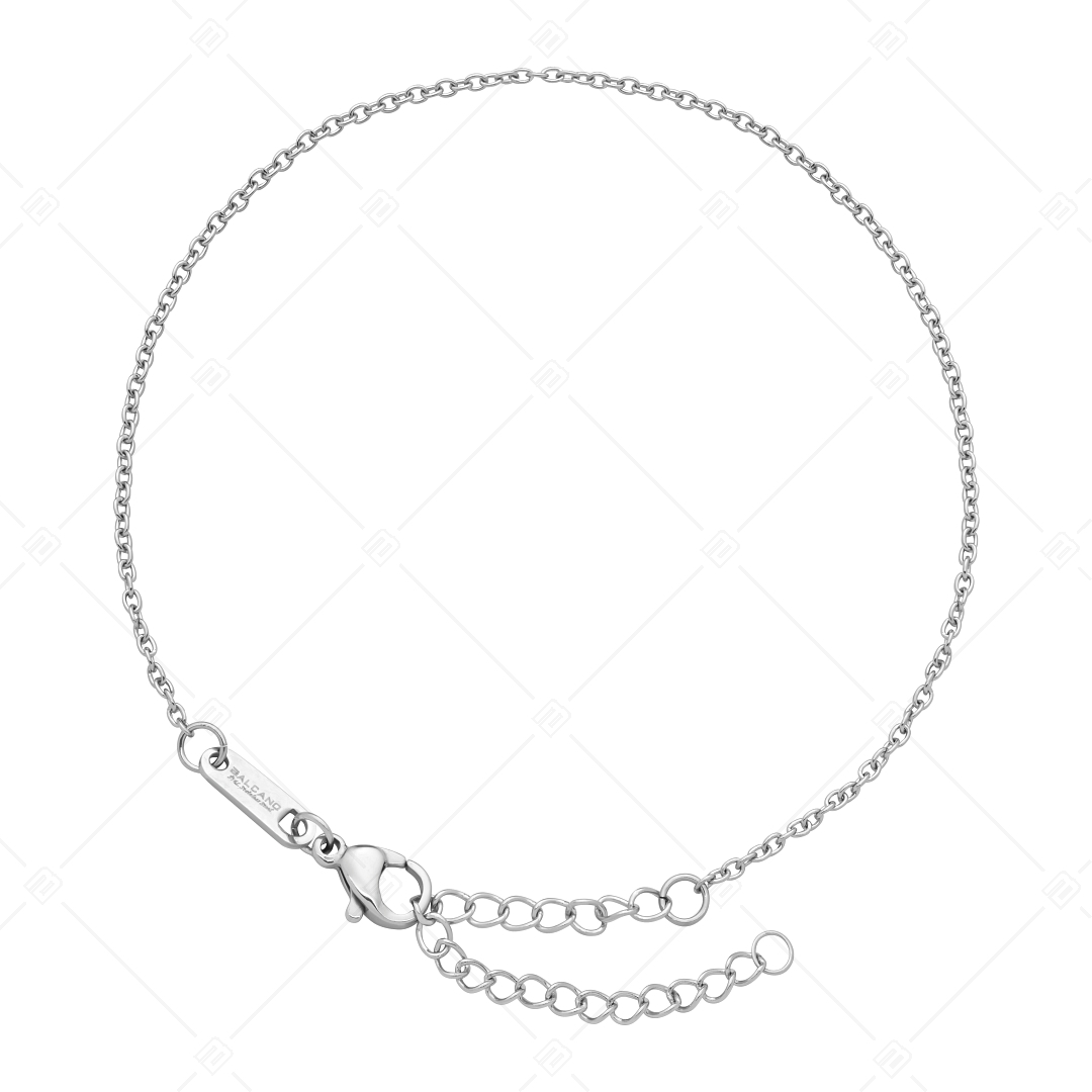 BALCANO - Cable Chain / Stainless Steel Cable Chain-Anklet High Polished - 1,5 mm (751232BC97)
