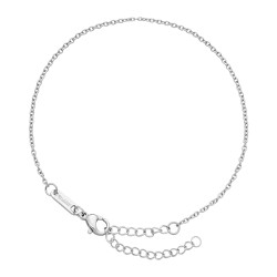 BALCANO - Cable Chain / Bracelet de cheville d'ancre en acier inoxydable avec hautement polie - 1,5 mm