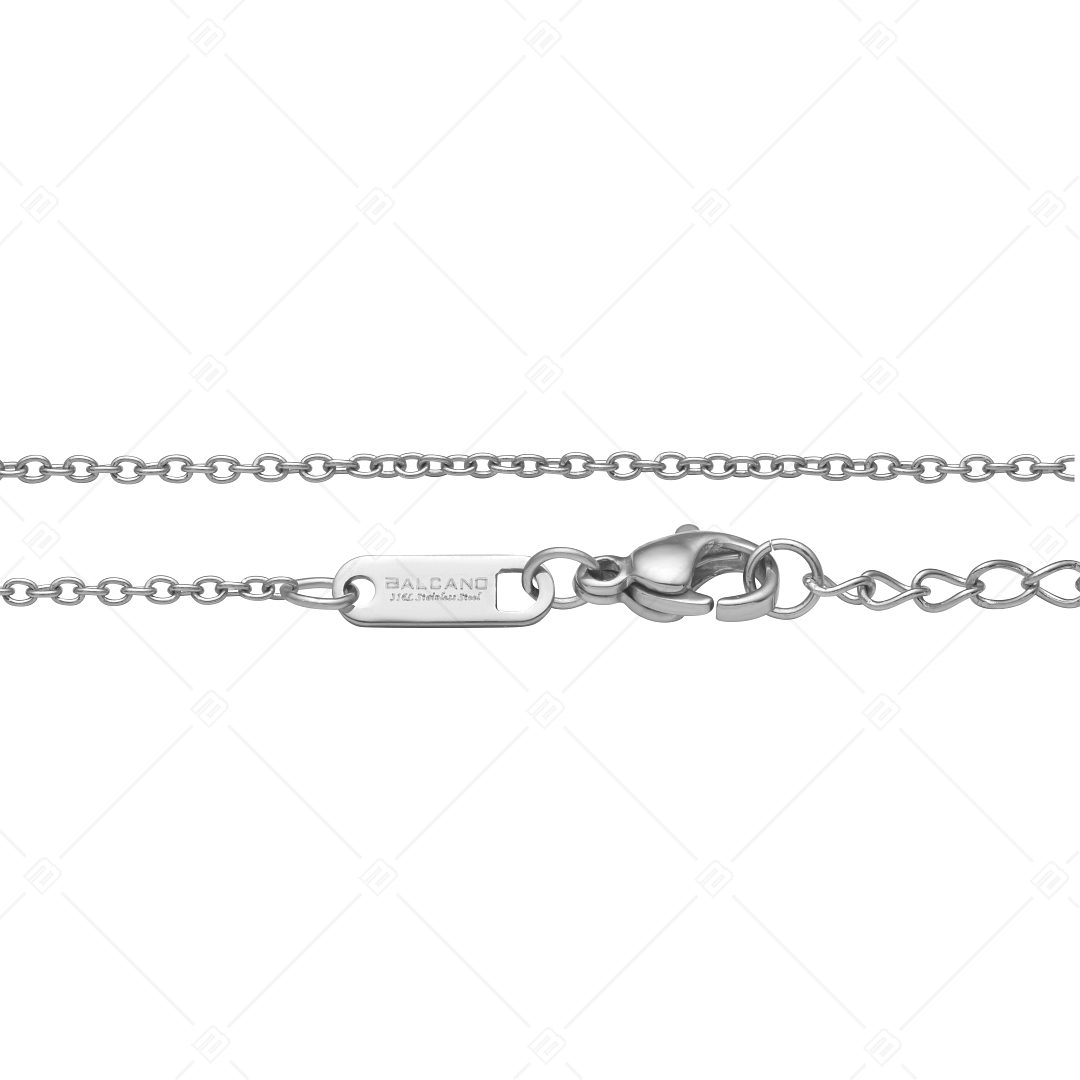 BALCANO - Cable Chain / Stainless Steel Cable Chain-Anklet High Polished - 1,5 mm (751232BC97)