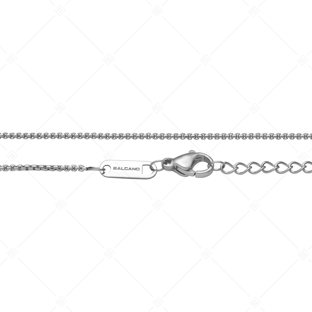 BALCANO - Round Venetian / Stainless Steel Round Venetian Chain-Anklet, High Polished - 1,2 mm (751241BC97)