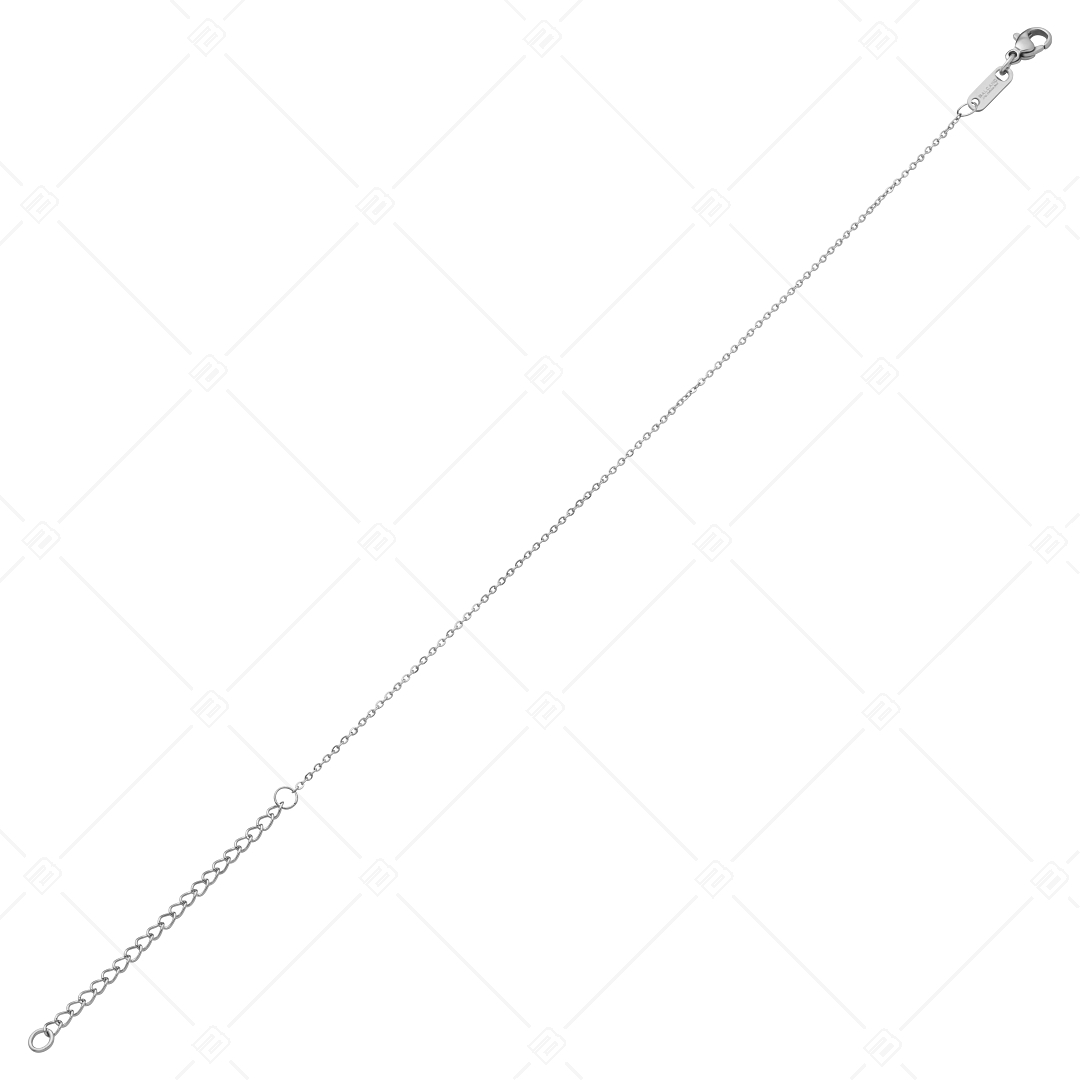 BALCANO - Flat Cable / Edelstahl Flache Ankerkette-Fußkette mit Hochglanzpolierung - 1,2 mm (751251BC97)