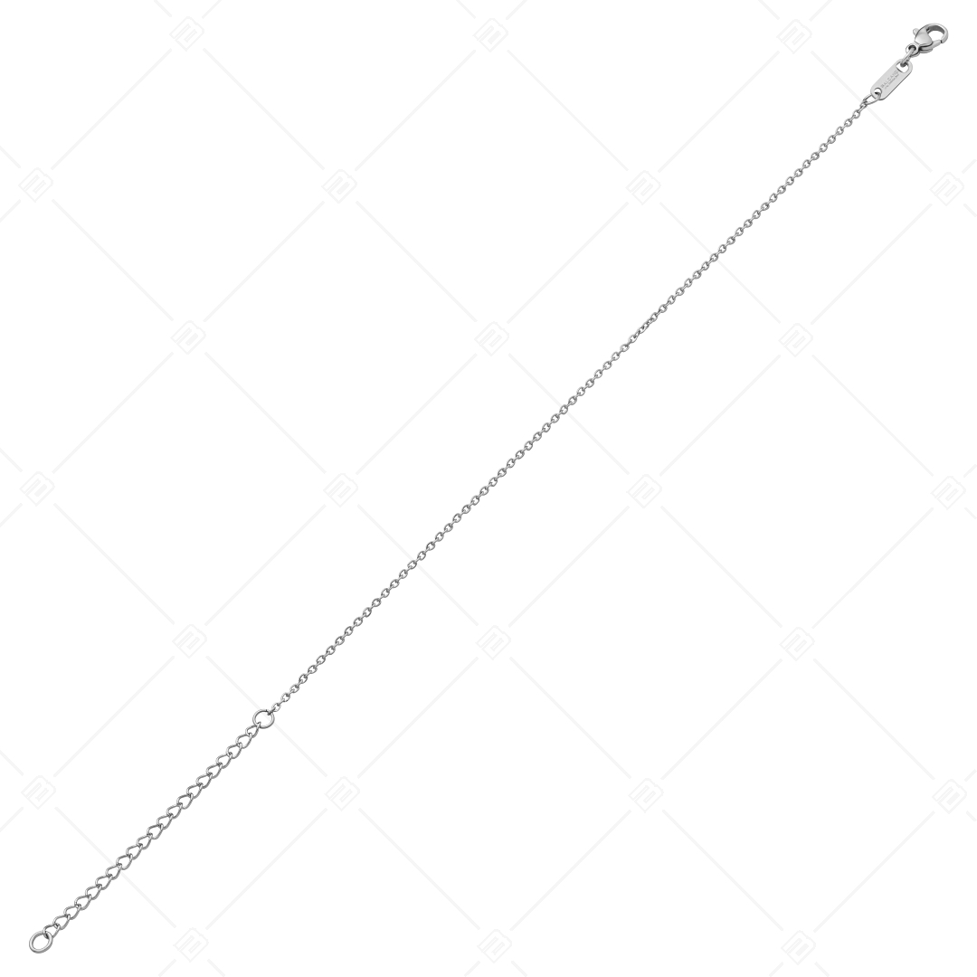BALCANO - Flat Cable / Edelstahl Flache Ankerkette-Fußkette mit Hochglanzpolierung - 1,5 mm (751252BC97)