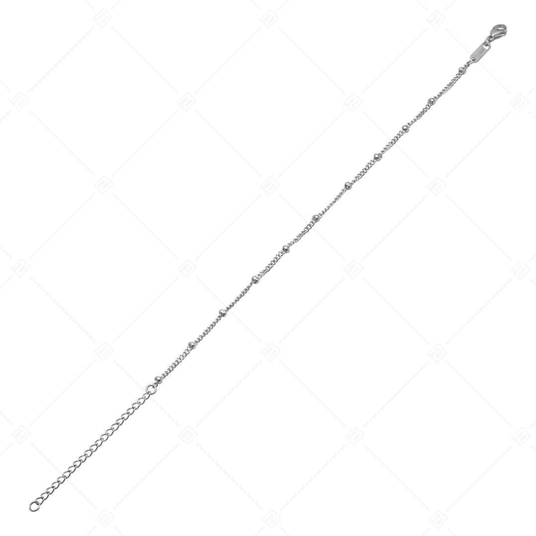 BALCANO - Saturn Chain /  Berry-Pancer-Fußkette mit Hochglanzpolitur - 2 mm (751263BC97)