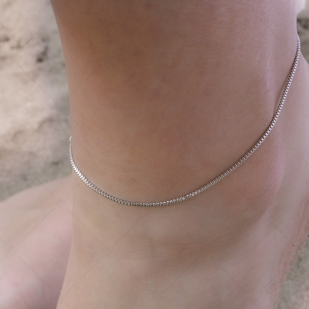 BALCANO - Venetian / Stainless Steel Venetian Chain-Anklet, High Polished - 1,2 mm (751291BC97)