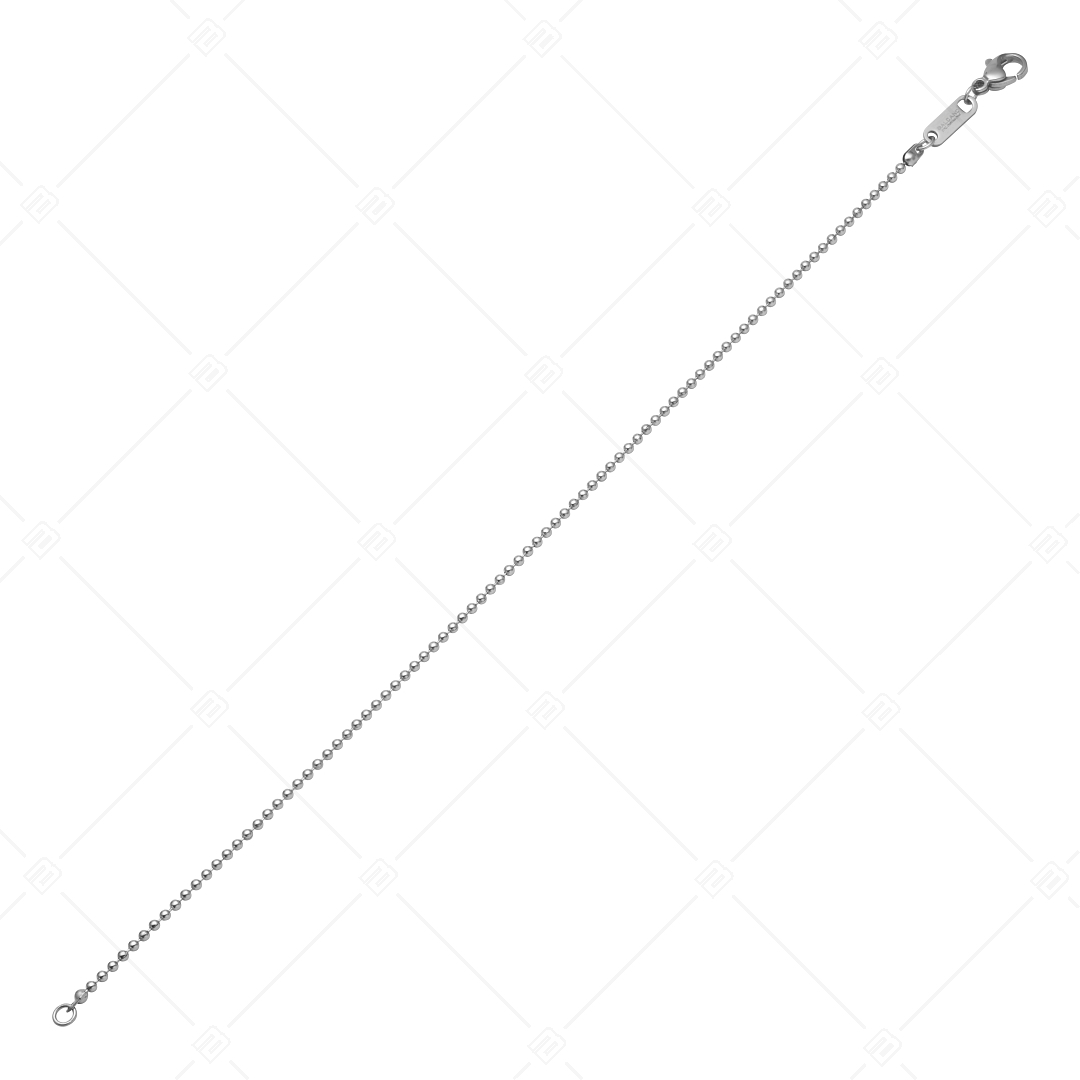 BALCANO - Ball Chain / Edelstahl Kugelkette-Fußkette mit Hochglazpolierung - 1,5 mm (751312BC97)
