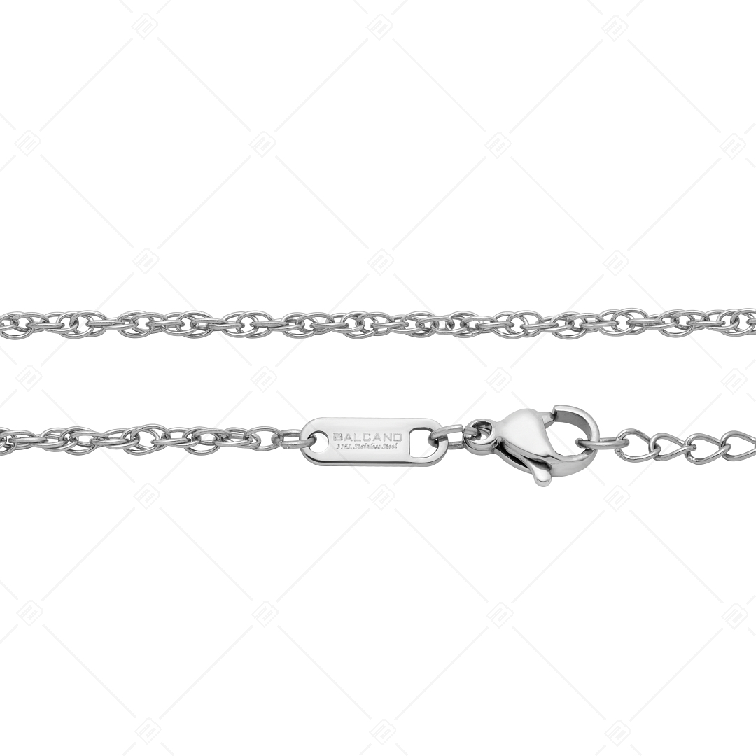 BALCANO - Prince of Wales Chain anklet, high polished - 2 mm (751353BC97)