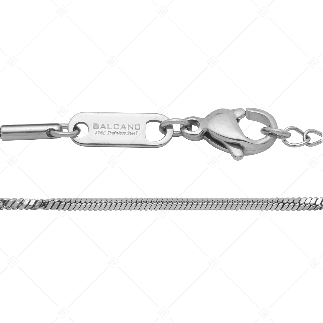 BALCANO - Fancy / Bracelet de cheville fantaisie en acier inoxydable avec polissage à haute brillance - 1,1 mm (751370BC97)