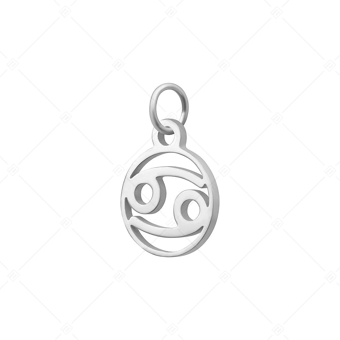 BALCANO - Stainless Steel Horoscope Charm, High Polished - Cancer (851001CH97)