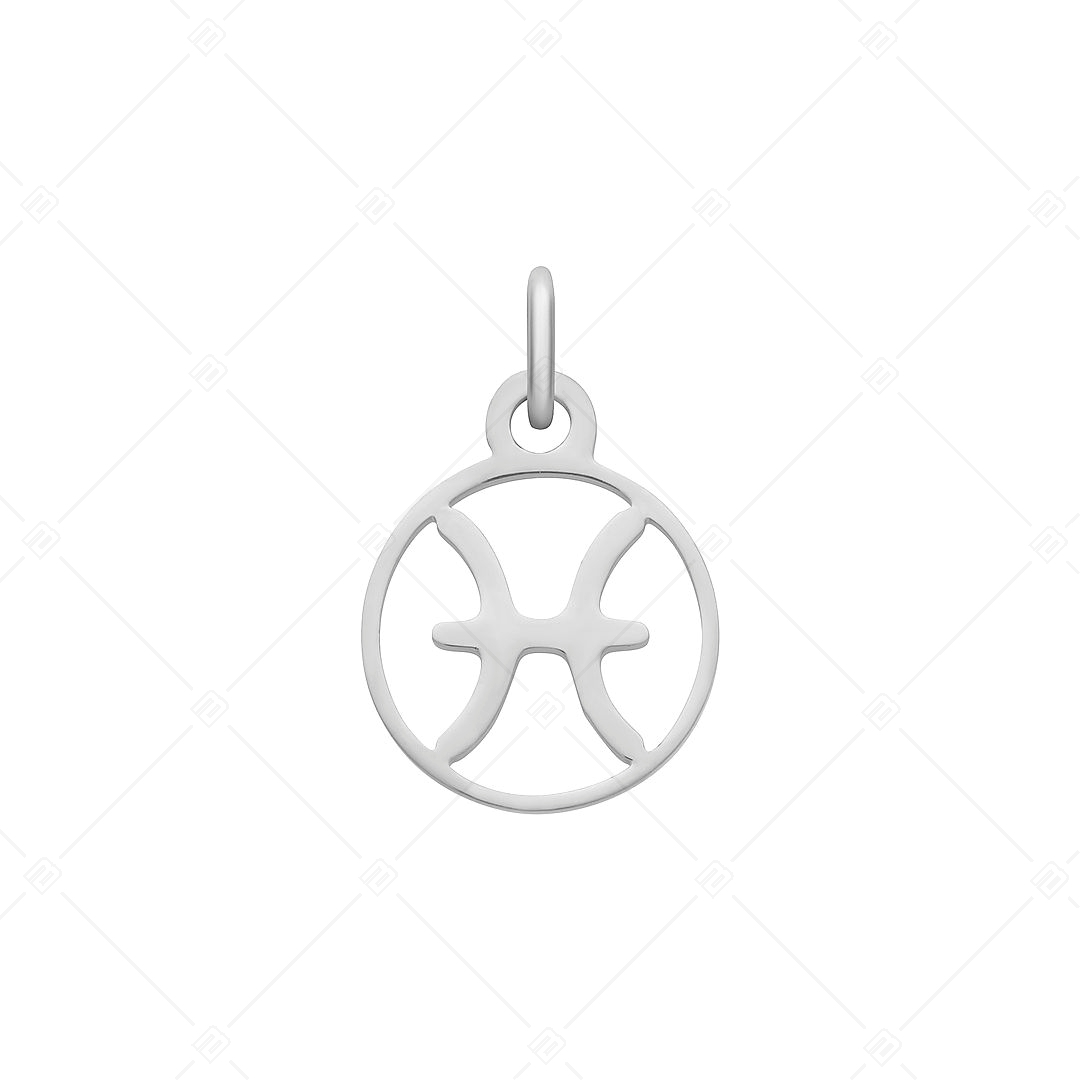 BALCANO - Stainless Steel Horoscope Charm, High Polished - Pisces (851012CH97)