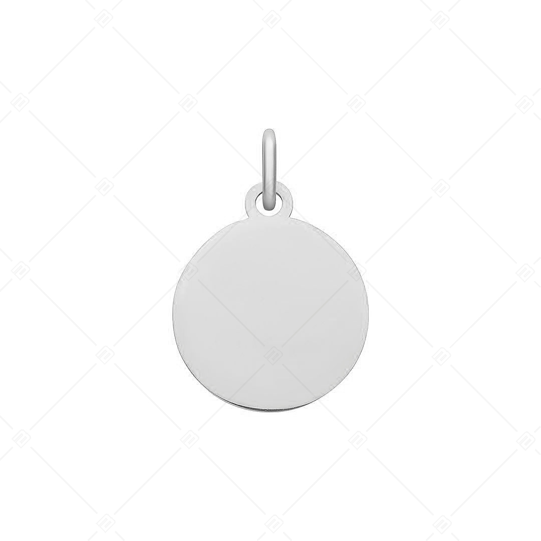 BALCANO - Stainless Steel Round Charm, High Polished (851019CH97)