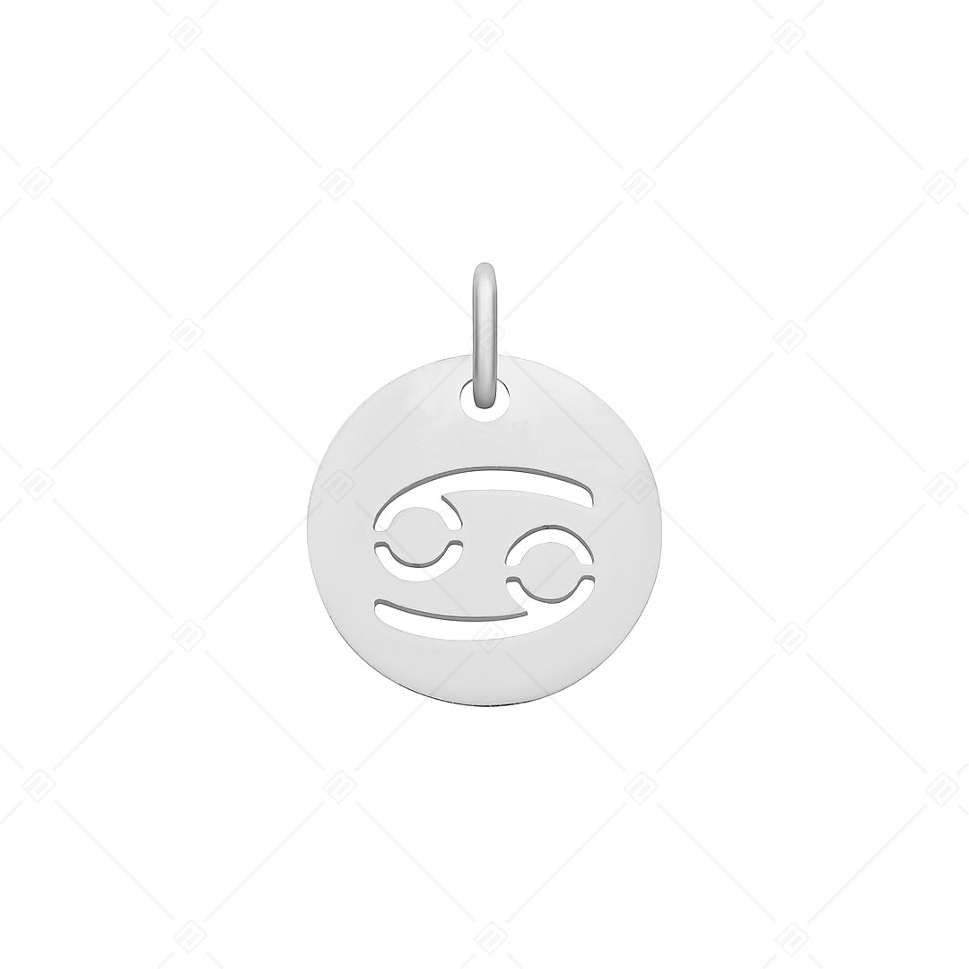 BALCANO - Stainless Steel Horoscope Charm, High Polished- Cancer (851021CH97)