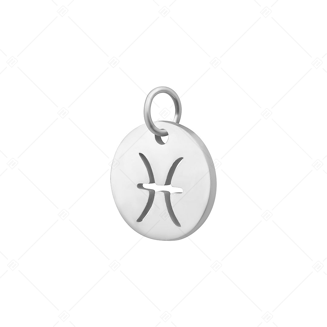 BALCANO - Stainless Steel Horoscope Charm, High Polished - Pisces (851032CH97)