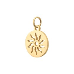 BALCANO - Sun- charm, 18 K gold plated