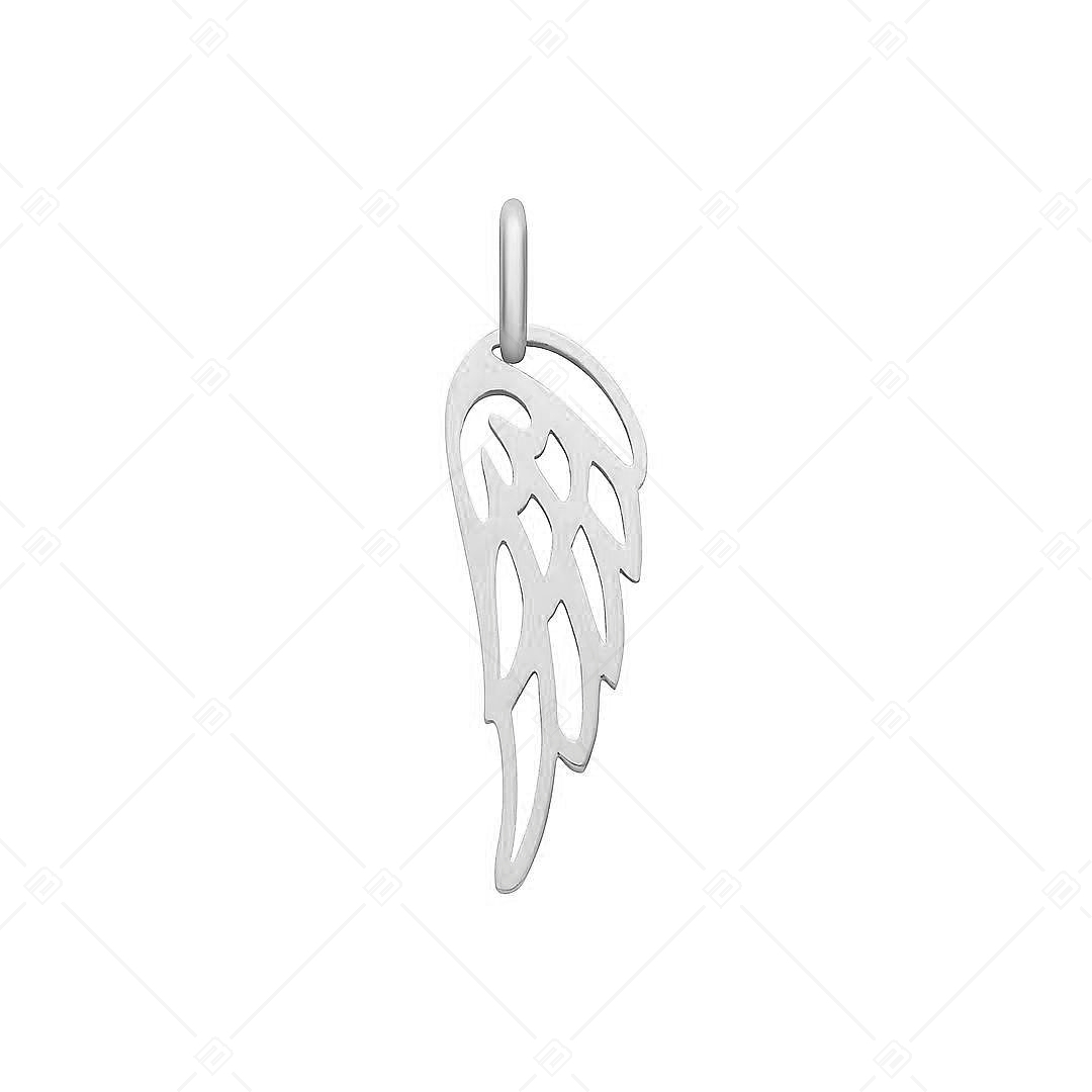 BALCANO - Stainless Steel Angel Wing Shaped Charm, High Polished (851044CH97)