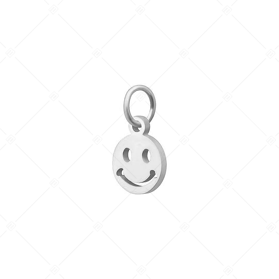 BALCANO - Stainless Steel Smiley Charm, High Polished (851049CH97)