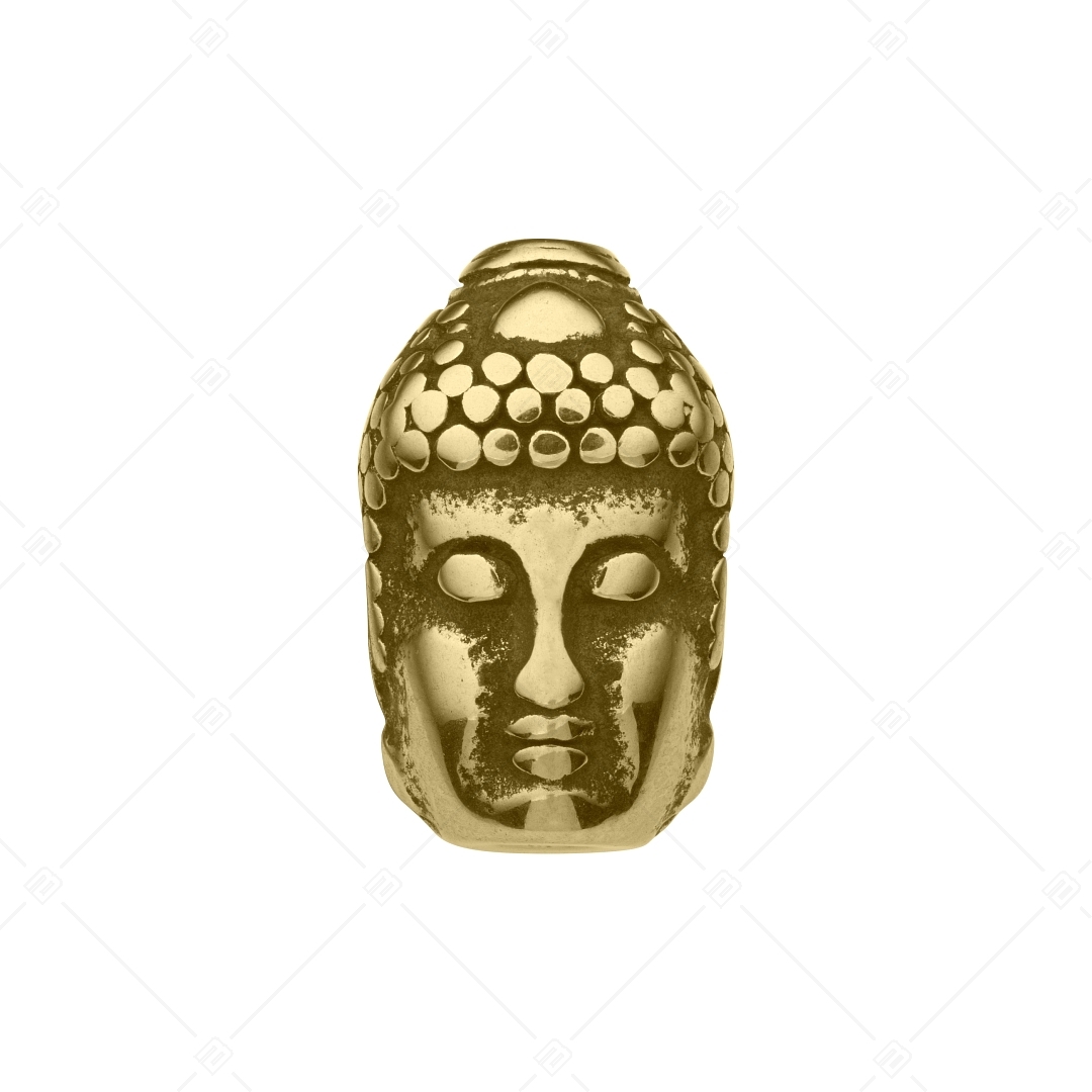 Doppelseitiger Buddha Kopf Spacer Charme (852021PS88)