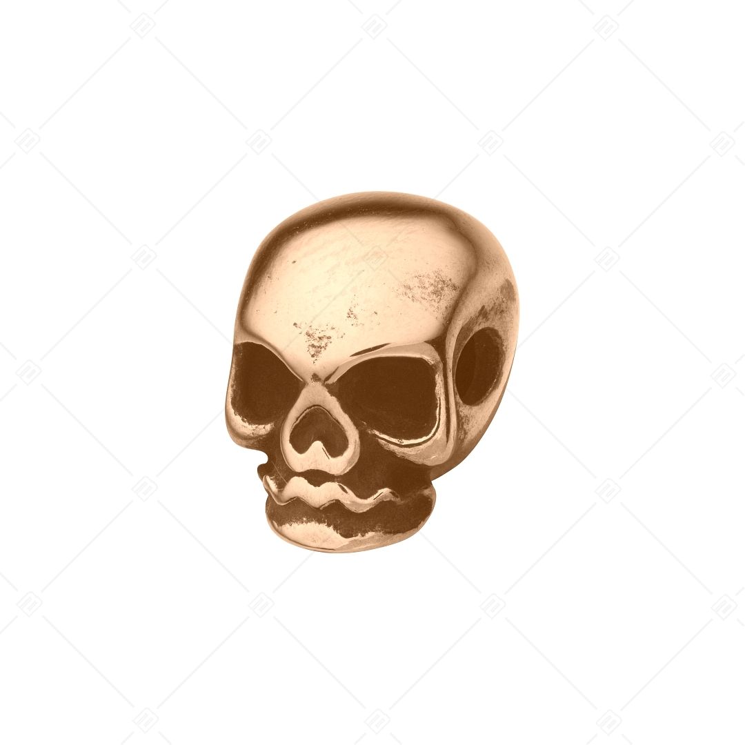 Charm Spacer en forme de crâne plaqué or rose 18K (852036PS96)