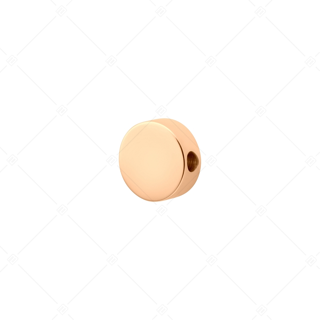 Round Spacer Charm, 18K Rose Gold Plated (852042CS96)