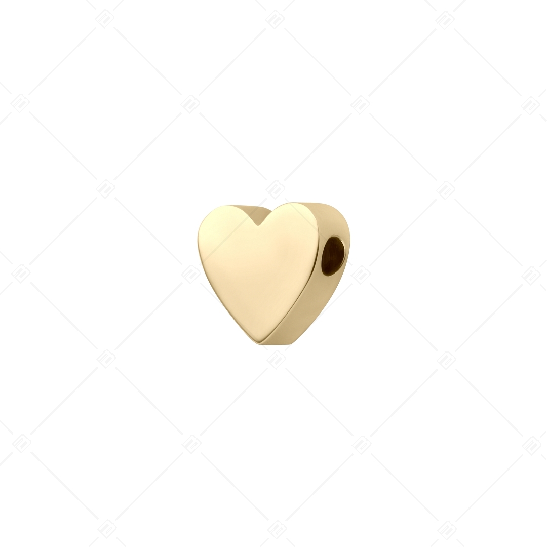 Charm Spacer en forme de coeur, plaqué or 18K (852043CS88)