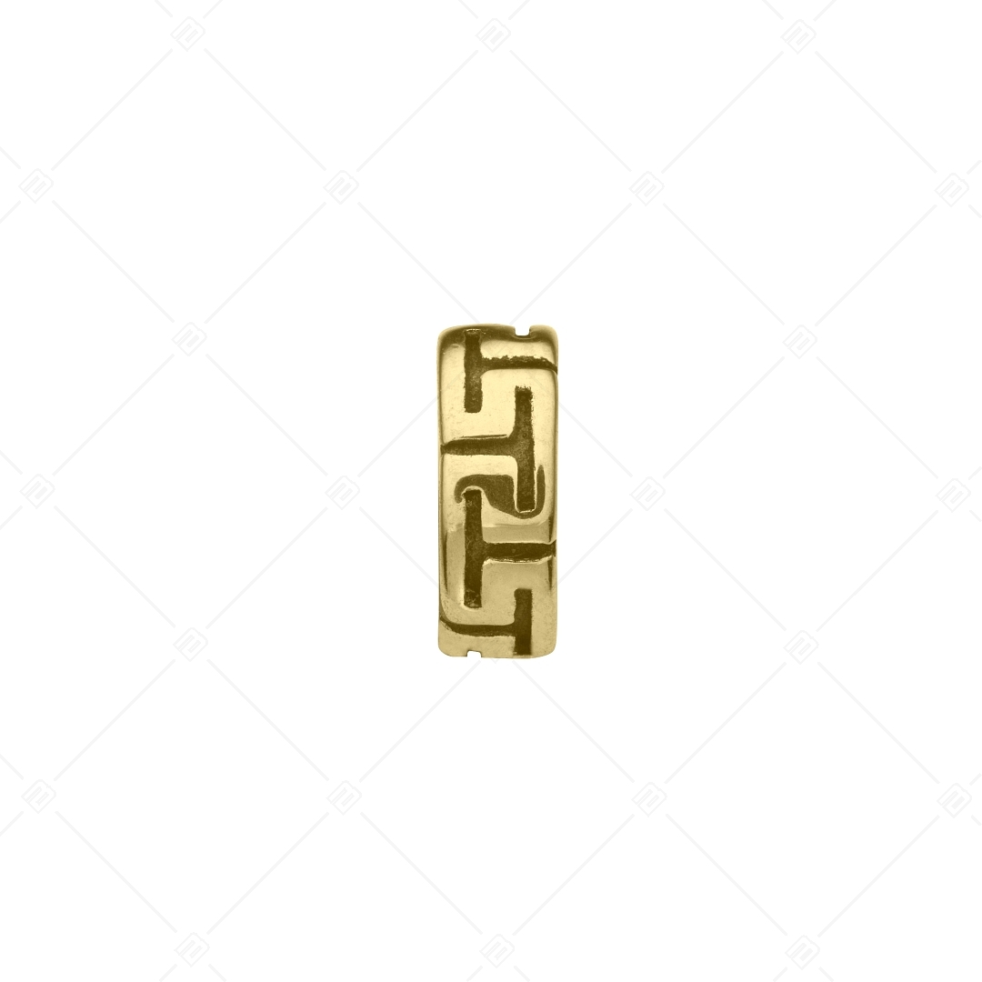 Charm Spacer avec motif grec, plaqué or 18 K (852056PS88)